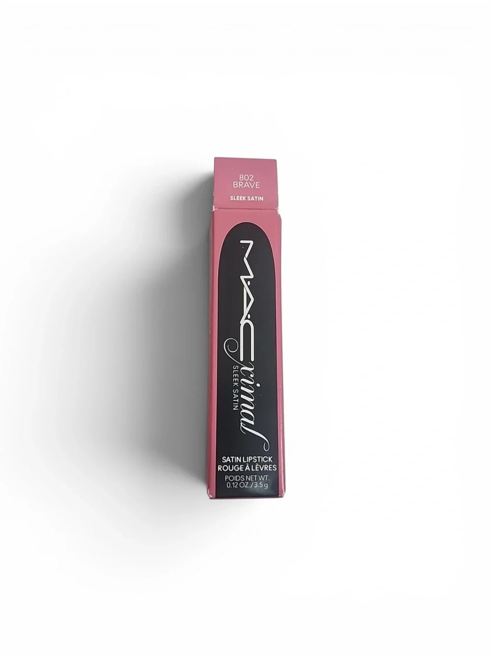MAC MACximal Sleek Satin Lipstick 0.12 oz #802 BRAVE  -   NIB.  Have 7 available